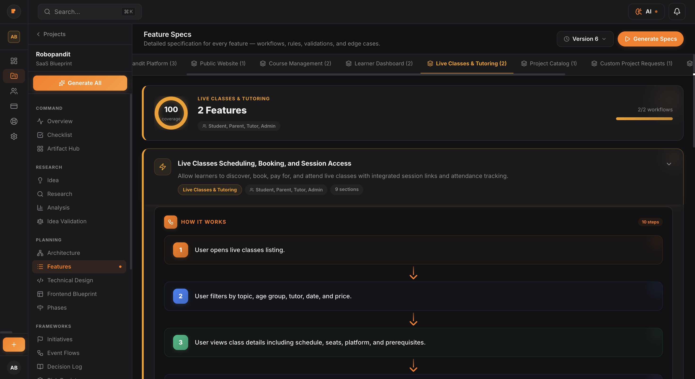 Feature Workflow