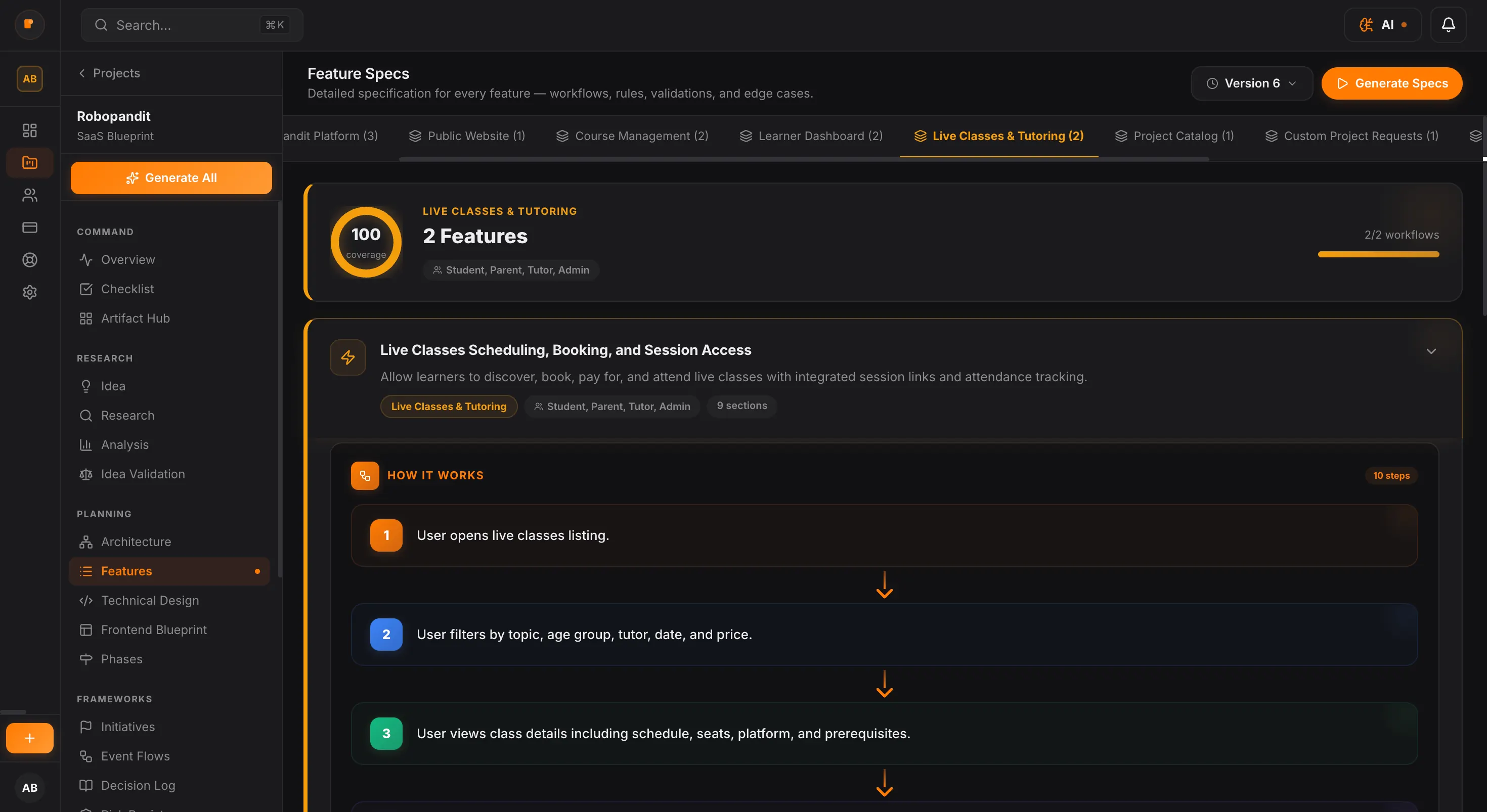 Feature Workflow