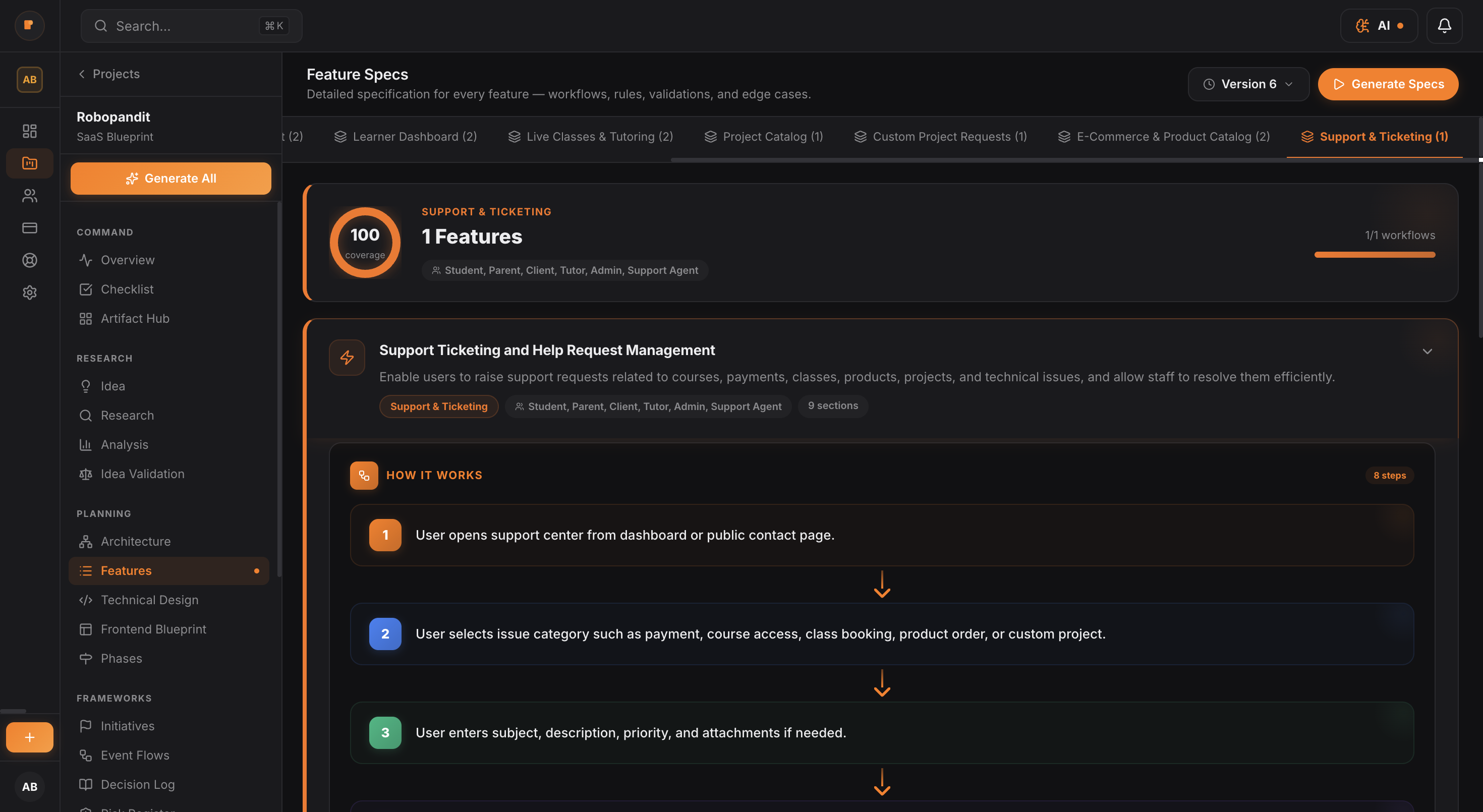Support Workflow
